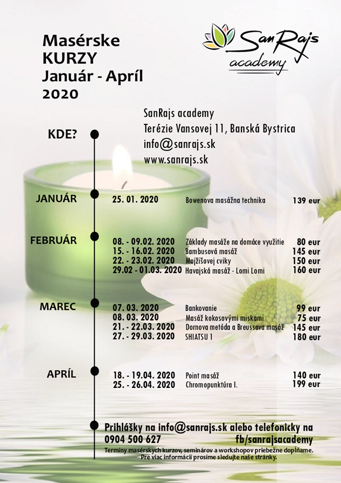 Zoznam kurzov Banská Bystrica